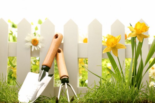 Watering a Belmont lawn during routine care